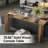 Chic Wooden Foyer Table, Slim Sofa Table With Spacious Surface And Superior Stability For Modern Entryways