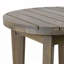 Table d'appoint d'extérieur en bois d'acacia durable avec conception à lattes classique, parfaite pour la terrasse et la cour