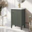 Meuble-lavabo sur pied à simple cuve 20 po avec plateau en céramique blanche-105208969-105208973-119711648