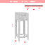 Remi Solid Wood Plant Table 1 Tier-37269920