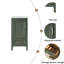 Meuble-lavabo simple autoportant de 18 po avec plateau entièrement assemblé-757207538