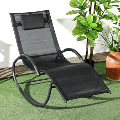 Ogbu Metal Rocking Chair