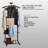 Metal Suit Valet Stand with Tie Bar, Tray & Trouser Bar – Freestanding Clothes Rack & Jacket Hanger – Clothing Organizer-1092860358