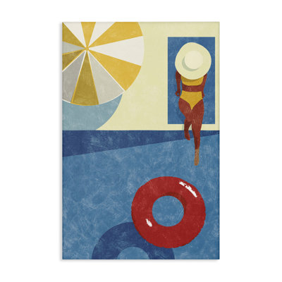 «Summer Poolside Girl» par Victoria Barnes