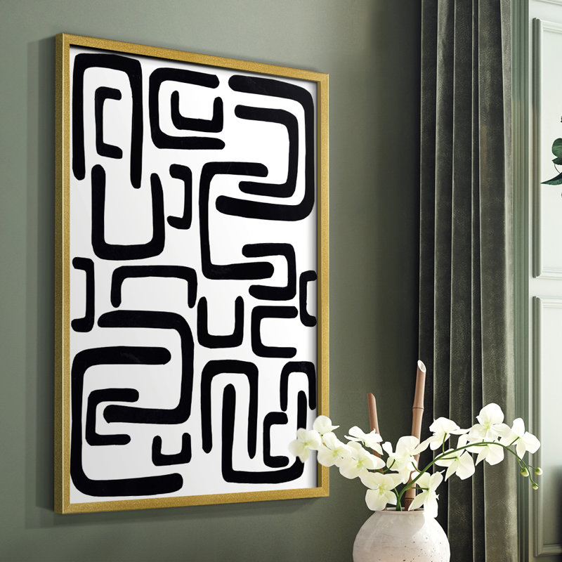Shuffle II Framed Print - Solid Wood