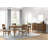 Chene 60" 3-Drawer Server, Honey