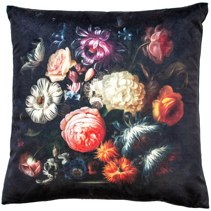 Rashard Abstract BERRY Sqaure Throw Cushion