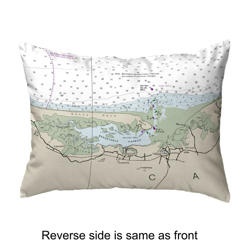 Outdoor Reversible Throw Pillow
