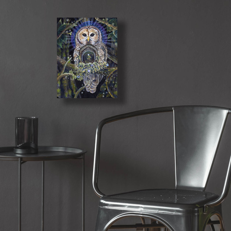  «Path of Silence» par Verena, art mural en verre acrylique, 12 po x 16 po