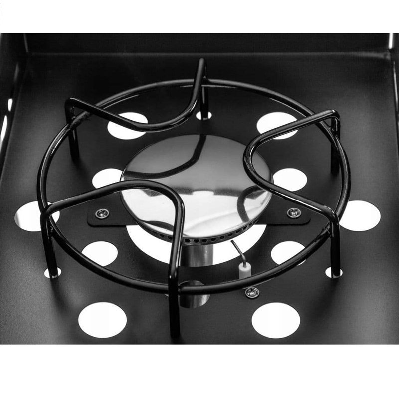 Cambra Dakota Fields 4 - Burner Built-In Liquid Propane 13.7 BTU BTU Gas Grill with Side Burner and Cabinet