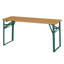 Kids 3 Piece Solid Wood Rectangular Activity Table and Bench-95804804