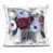 Wine and Wedgewood Blue Flowers