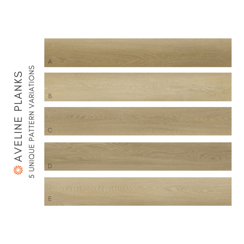 Plancher de vinyle Woodland Aveline 12Mil, Naturel