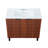 Walnut Oak Modern Free-Standing Bathroom Vanity Set-1534635869