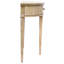 Console l 36 po - Portes en bois massif cannelé avec placage en bois massif récupéré Greige et pieds en caoutchouc bronze pour un décor classique