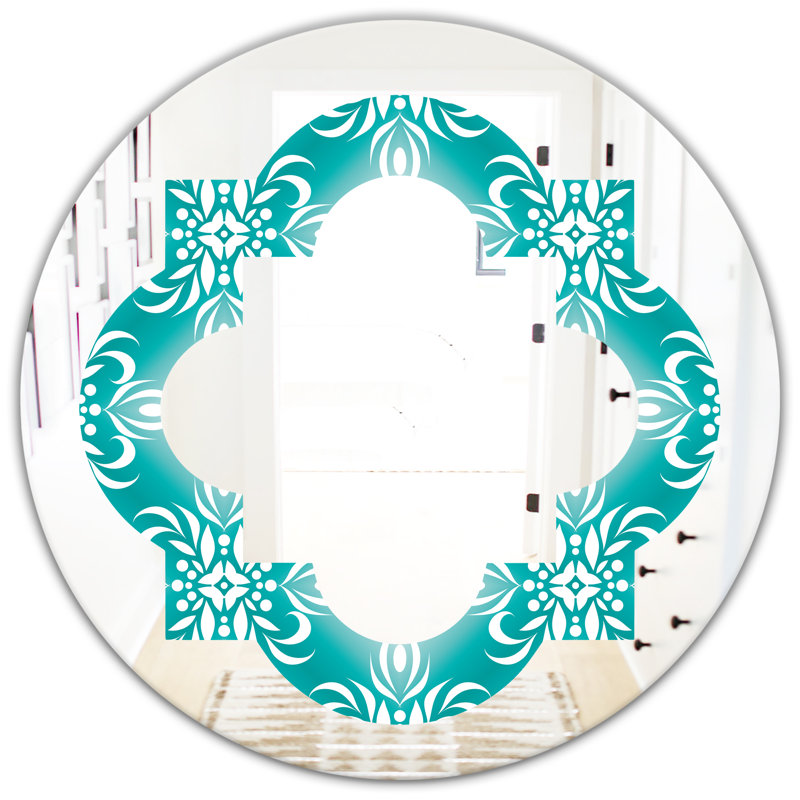 Miroir mural à motif quadrilobe Cottage Americana, H 31,5 po x l po