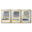 ABSTRACT Series DLxxvii - Impression encadrée sur mesure de qualité supérieure - 3 pièces-2022352484-2022352490