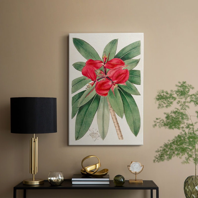 Flora Of TheTropics III - Cavas de galerie sur mesure, H 18 po x l 12 po
