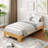 Twin Bed Frame, Platform Wood Bed Frame with Wooden Slat and Metal Slat Support, 10.24-inch Underbed Space for Storage-434061188-434061190