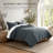 Evergrace 100% Cotton Quilt, Pre-Washed Modern Grid Stitch Lightweight Bedspread Coverlet For All Season, Oversized 3-Piece Quilt Set With 2 Pillow Shams-124563542-124563545