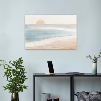 Plage - mer pastel