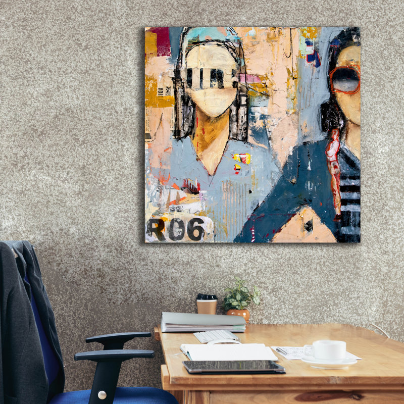  «Sunset Blvd.» par Erin Ashley, art mural sur toile, 37 po x 37 po