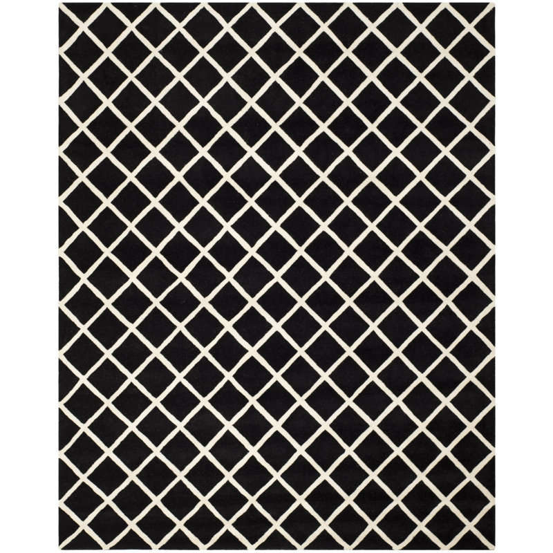 Teresita Hand Tufted Wool Geometric Rug, Rectangle 8' x 10'
