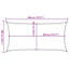 Dakota Fields 400cm W x 200cm D Plastic Cover Retractable Freestanding Awning-1348212490