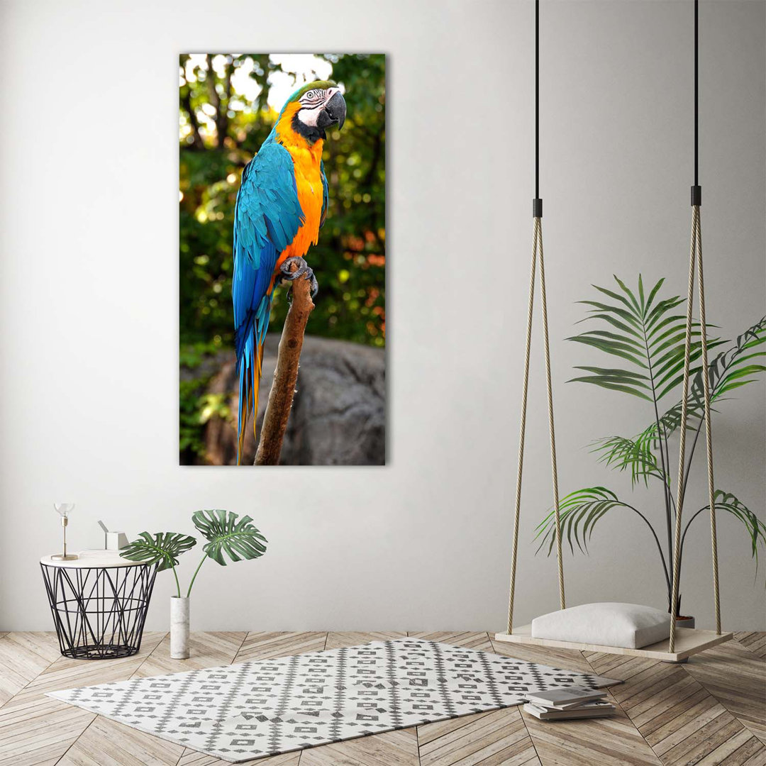 Ara Parrot - Kunstdrucke auf Leinwand - Wrapped Canvas