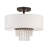 Claudelle Fabric Semi Flush Mount-1326852758
