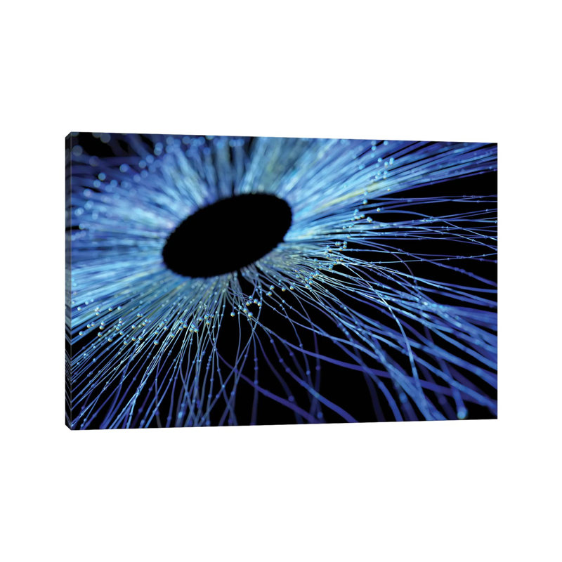Abstract Fibre Structure by Mike Kiev - Wrapped Canvas Print, 101.6 cm H x 66.04 cm W x 3.175 cm D