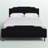 Lasater Queen Size Modern Curved Upholstered Bed-311579303