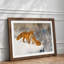 Two Foxes by Bruno Liljefors - Framed Print-62792557-62792560