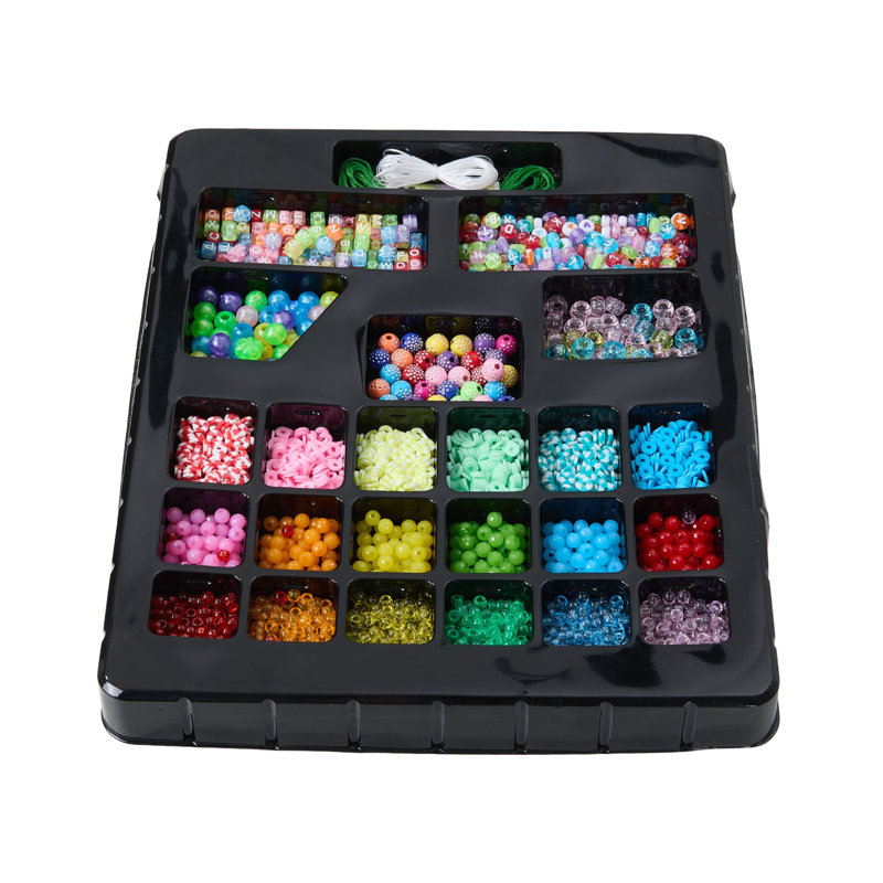 1600Pcs Plastic Bead for Bracelet Making DIY Kit