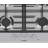 500 Series,24' Gas Cooktop,4 Burner,SS