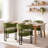 Upholstered Velvet Dining Armchair - 18.1" Seat Height Kitchen Side Chairs-113257060-133258484