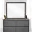 Espresso Finish Mirror