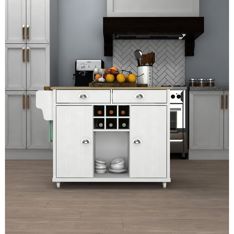  Premium Kitchen Cabinet – Versatile Storage & Work Surface, 44.5" W × 15.7" D × 33.1" H