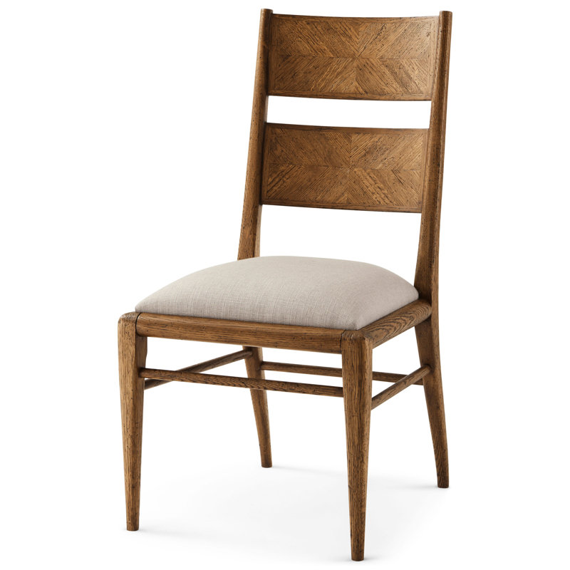 Nova 19.25'' H Upholstered Oak Side Chair, Dawn
