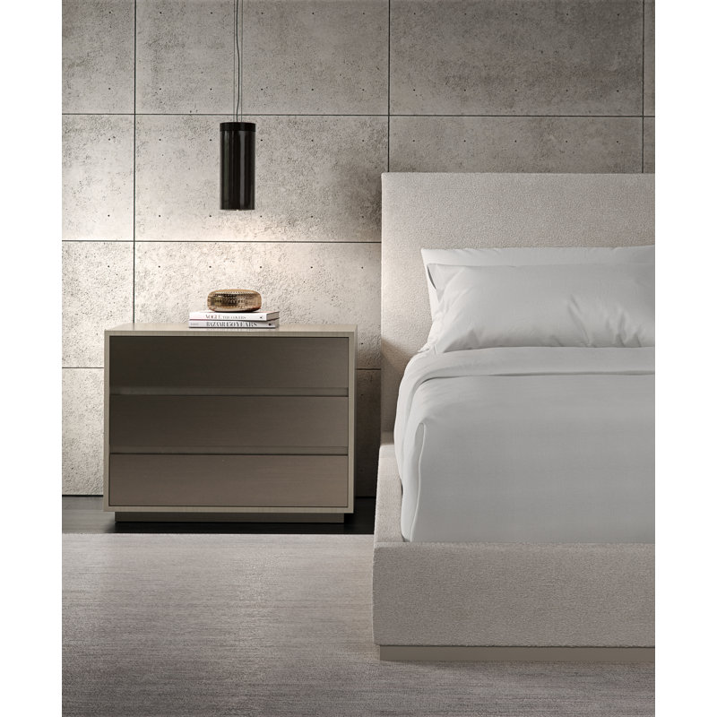 Boutique Upholstered Bed, White, King