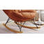 Fauteuil à bascule de loisirs, canapé de luxe, fauteuil de loisirs pour balcon, coussin de siège confortable et respirant, détachable et lavable-557517443