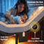 Lit réglable Taha avec application de massage connectant la base de lit réglable avec 4 options de hauteur, lit réglable sans fil avec veilleuse sous le lit-1661458617