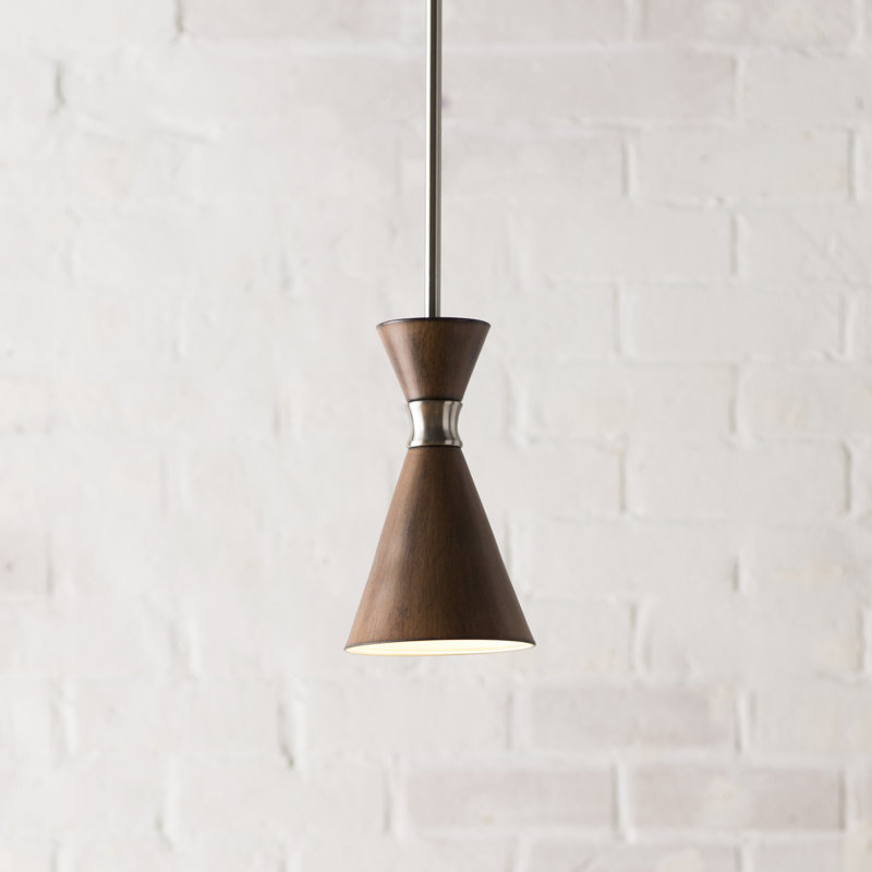 Assiya 1 - Light Pendant, Distressed Koa