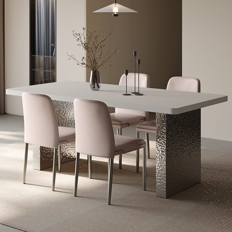 Table de salle à manger Beige, H 29,53 po x L 70,87 po x l 31,5 po