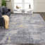 Tapis bleu / blanc contemporain anglais-1093556153