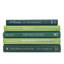 Modern Boxwood Book Stack, S/5