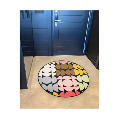 Multi Color Geometric Ethnic Figure Pattern Vintage Decorative Machine Washable Area Rug