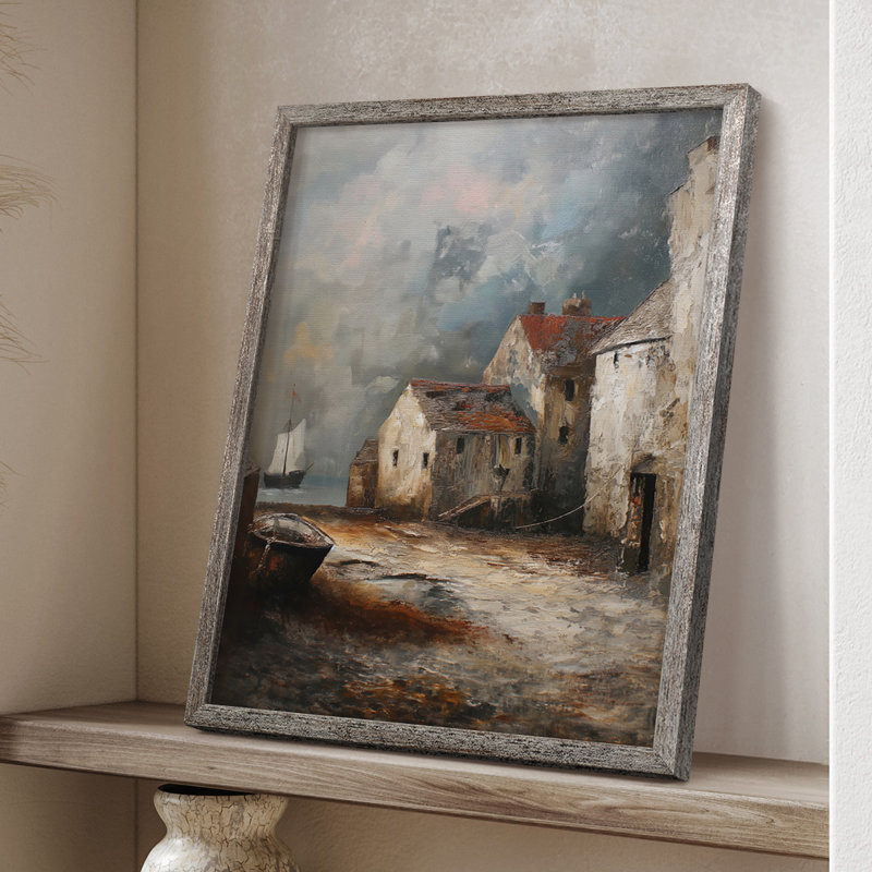 LANDSCAPES Series CCXCVII, reproduction encadrée - bois massif, H 15 po x l 12 po