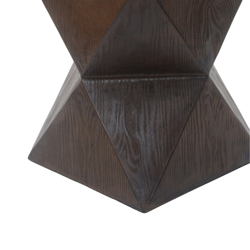Table d'appoint unique en béton avec un savoir-faire exquis et un attrait polyvalent pour divers environnements, Naturel