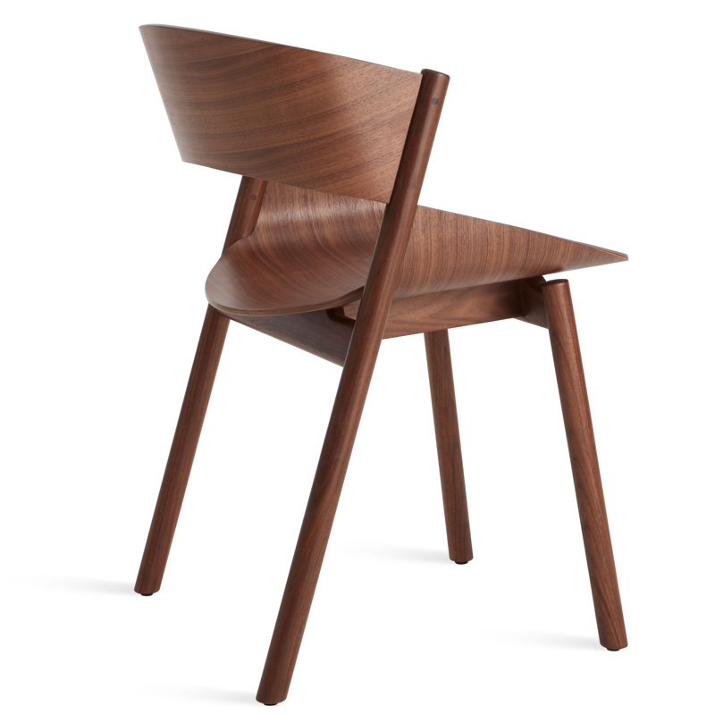 Port Upholstered Dining Chair, Walnut